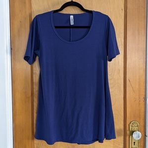 Royal blue lularoe perfect tee